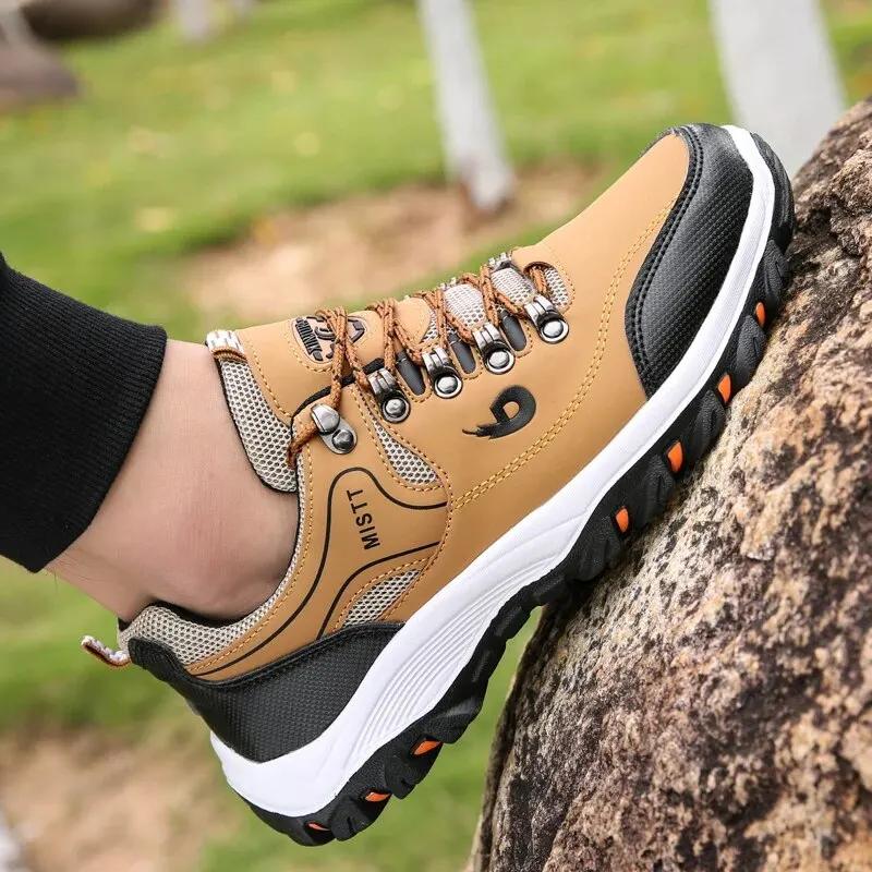 Men Leather Casual Shoes for Men Sneakers Autumn Winter Shoes for Male Tennis Lightweight Walking Shoes Tennis Men Hombre