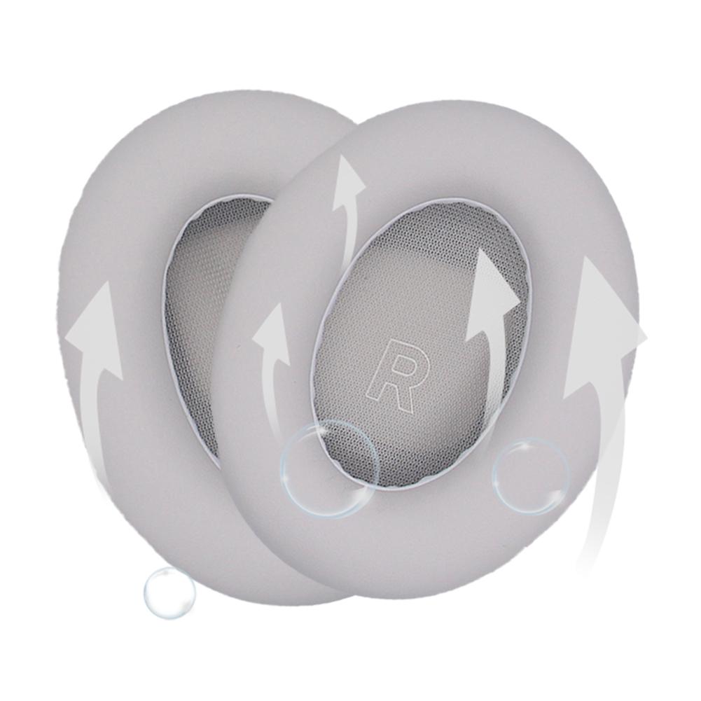 Ear Pads Cushions Protein Leather Headset Earpads Ear Cups Repair Parts Earmuffs for Bose QuietComfort Ultra QC Ultra Headphones