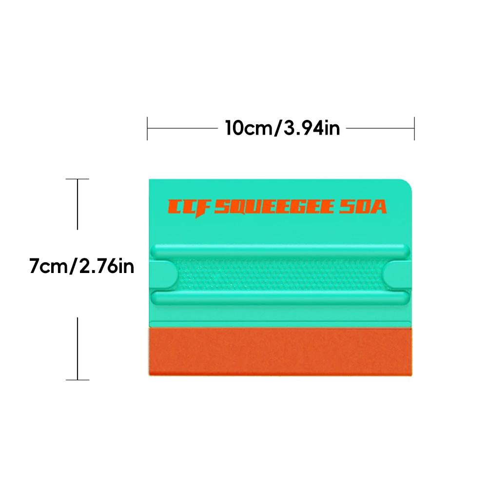 Magnetic Car Vinyl Film Squeegee Dual-Blade Non-Scratch Color Scraper Change Film Tucking Edge Sealing Bubble Removal Tools