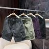 Men's American Workwear Shorts - Summer Loose Fit, Mid-length, Multi-pocket Ice Silk Sports Pants