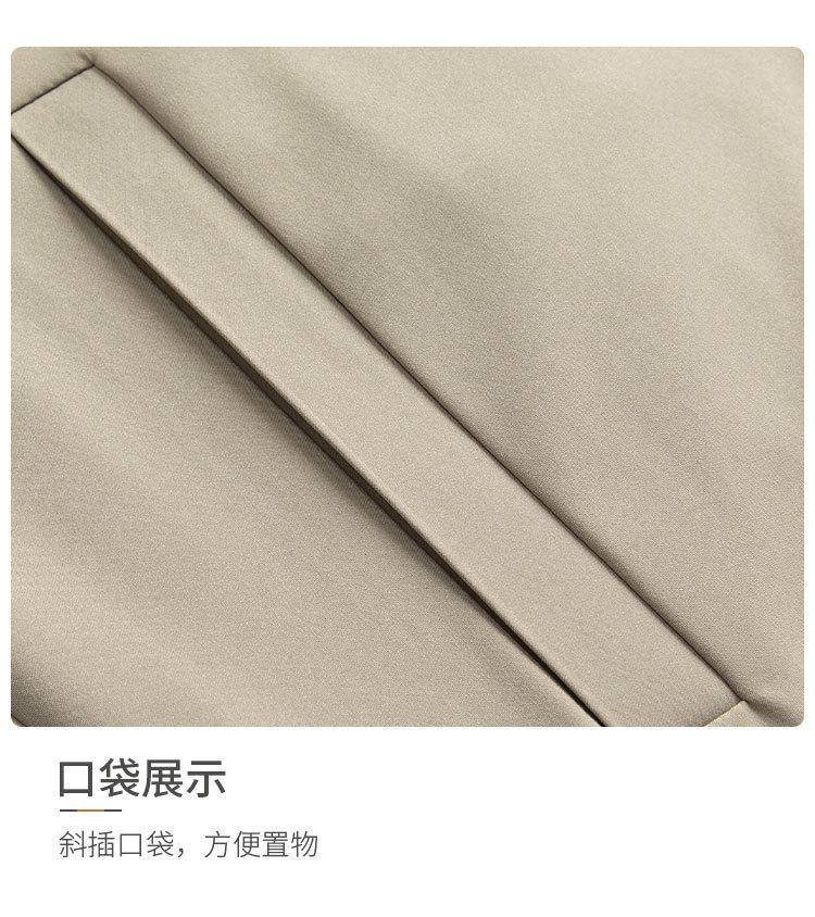 [Simple and Wide] Spring men's business and leisure crisp and lean stand up collar jacket men's jacket