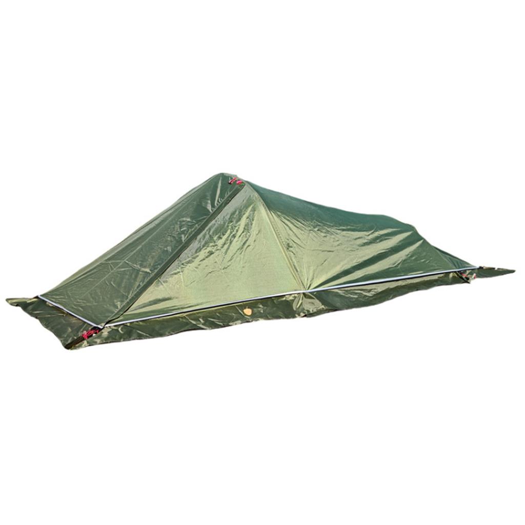 Tente de camping 1 personne Tente de randonnée imperméable pour survie en extérieur avec installation rapide Durable Revêtement PU 2500 mm pour