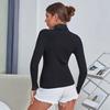 2026 European & American High Neck Knit Sweater for Women, Early Spring Slim Fit Layering Top