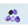 9X13MM Natural Amethst Ring Size Pear Cabochon Loose Gemstone 5Pcs Lot 23Cts A-435