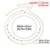2Pcs/Set Boho Rhinestone Sequins Belly Waist Chain for Women Sexy Bikinis Thin Chain Belt Body Jewelry Summer Beach Accessories