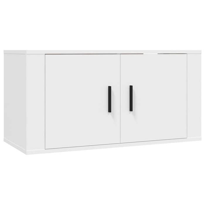 Maison Exclusive - Ensemble de meubles TV 3 pcs Blanc Bois d'ingénierie