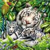 Full Drill Square Diamond Painting Tiger Needlework Art Diamond Embroidery Animal Diamond Mosaic Handicraft Home Decor
