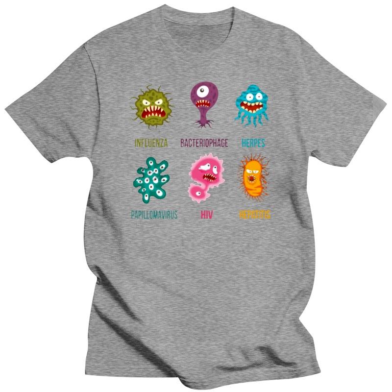 

Men tshirt Cute viruses for biology teacher or a scientist Viruses T Shirt1 Printed TShirt tees top S