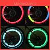 Luci Vibranti per Raggi di Bicicletta per Mountain Bike Colori Assortiti Materiale ABS con Modalità Fissa e Lampeggiante