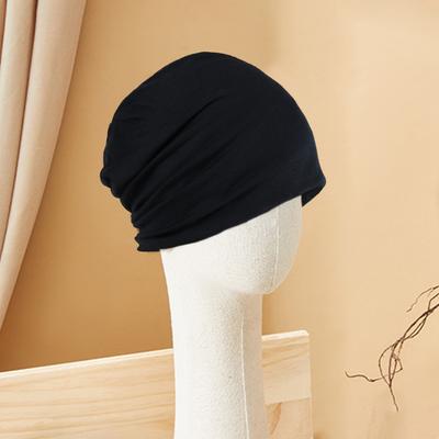 Frühling Herbst Schädel Beanie Baggy Unisex Einfarbig Elastische Dünne Schützende Street Dance Brimless Lauf Beanie Hut Kopfbedeckung