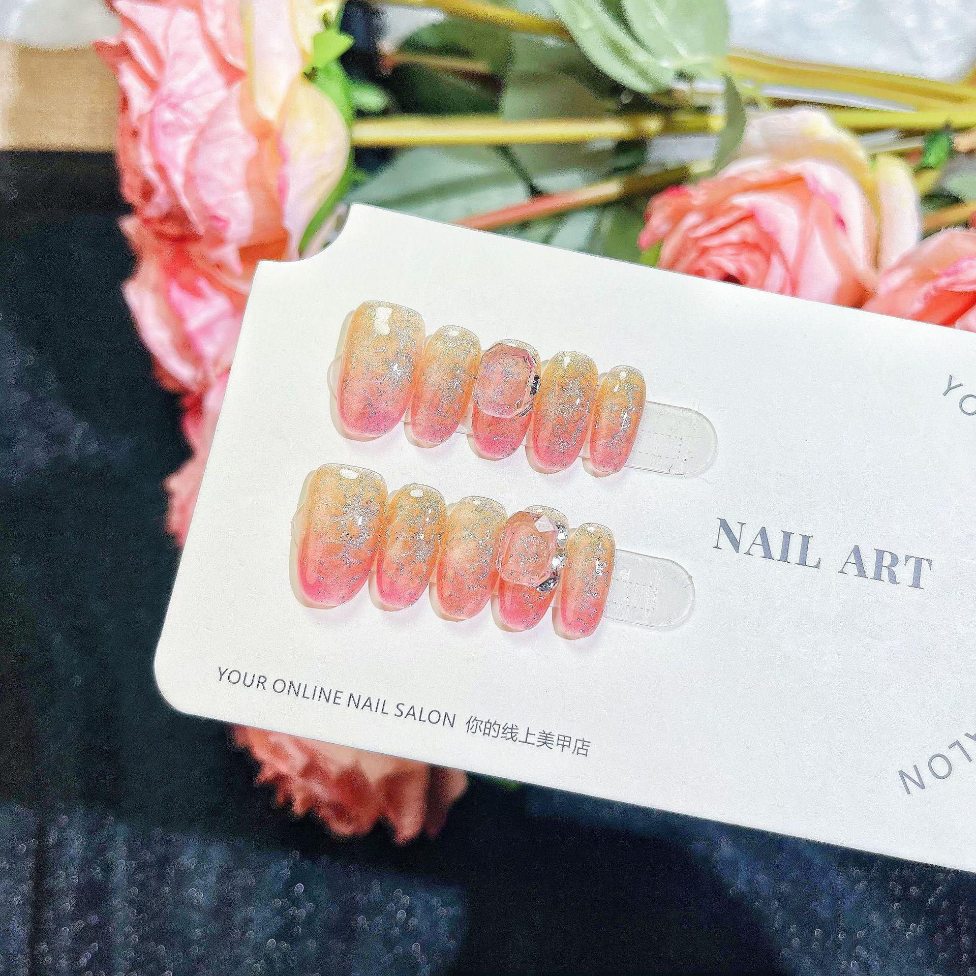 

Ручная работа Высококачественные Градиентные Накладки для Ногтей Кошачий Глаз Гранатово-Красного Цвета с Эффектом Водной Ряби Small