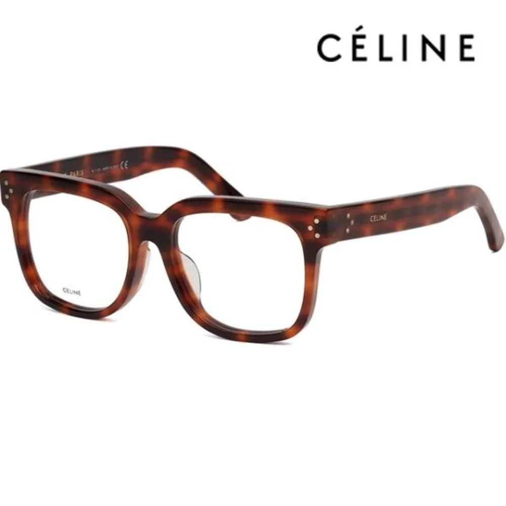 

[Celine] Eyeglass Frames CL50041F 055 Square Oversized Leopard Print Horn-rimmed Glasses Daily