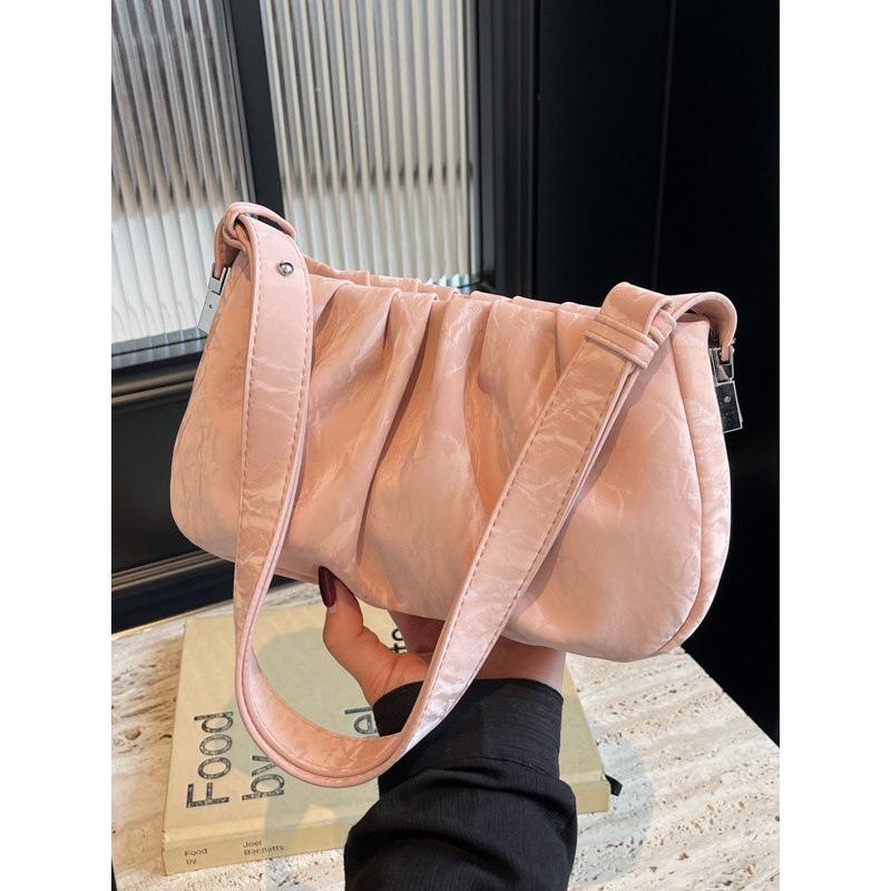 Bag Women's 2025 New PU Trend Versatile Messenger Bag Fashion Casual Shoulder Underarm Bag