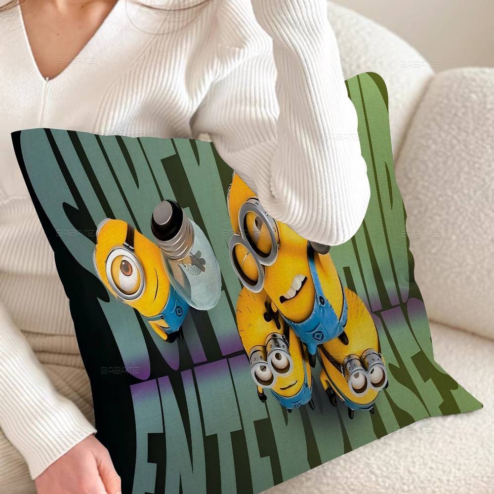 Cartoon L-Lieblich Niedlich M-Minions Kissenbezug Zoll Bauernhaus Dekor Zuhause Wurfkissenbezüge für Couch Dekorationen
