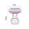 Women Portable Shaver Moisturizing Shaver 5 Blades Razor Facial Hair Remover Face/ Leg/ Armpit/ Bikini Beauty Hair Removal