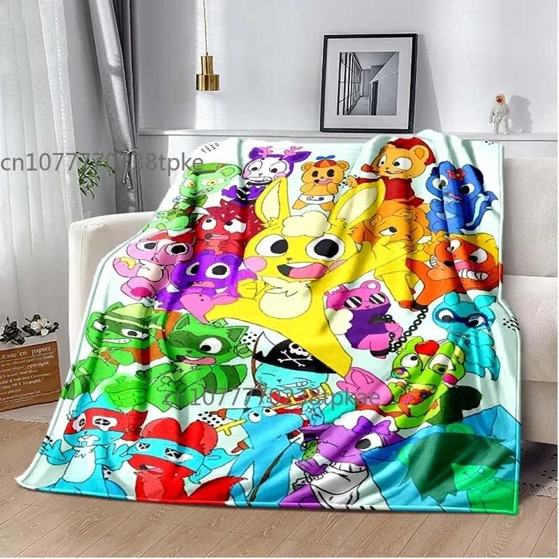 Happy Tree Friend Cartoon Blankets,Soft Warm Throw Blanket,for Bathroom Bedroom Living Room Sofa Bed Car,brighday Gift