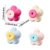 4PCS Wall Mounted Flower Hooks Decorative Key Hangers Practical Suction Cup Hook  Kitchen