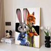 Disney Cartoon Diamond Painting Judy Nick Classic Scenes 5D DIY Art Cross Stitch Kit Mosaic Embroidery Home Decor Gift