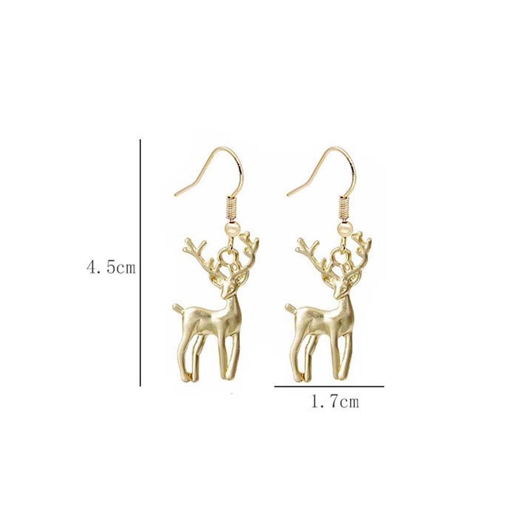 Accessories Elk Snowflake Drop Earrings Christmas Earrings Christmas Ear Hook Dangle Earring