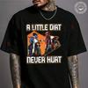 Men T Shirt Casual A Little Dirt Never Hurt Moto Design T-shirt Graphic Cotton Motorbike Biker