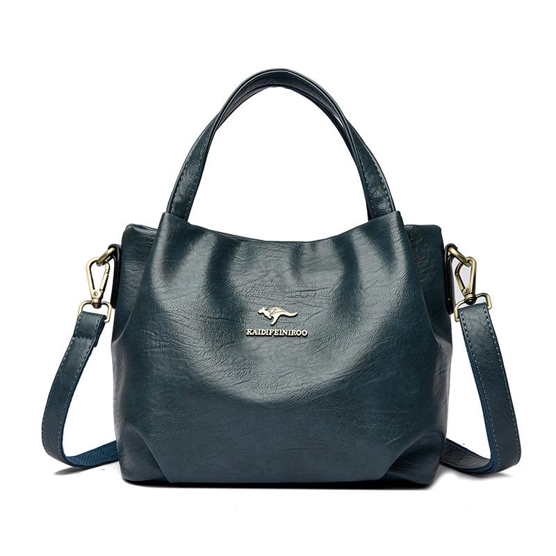 Fashionable Crossbody Bag Women's Single-shoulder Bag Women's Simple Middle-aged Handbag