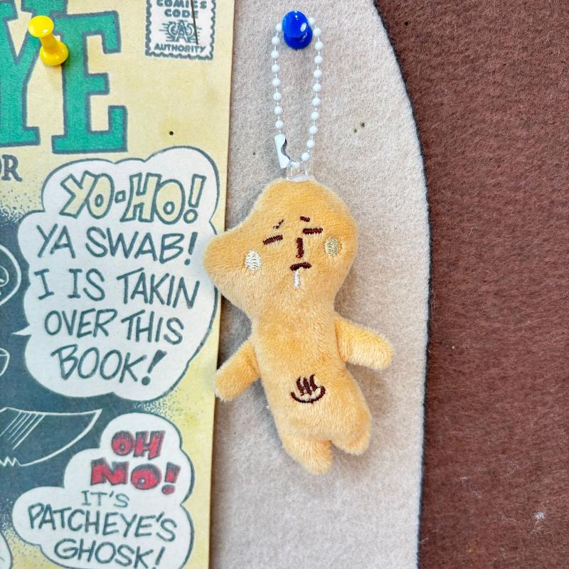 Cute Funny Tomato Coffee Colored Notch Little Plush Doll Pendant Bag Hangings Decoration Gift