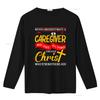 Never Underestimate A Caregiver Who Does All Things T Shirt vintage Washed homme graphic Casual Top For Everyday Wear