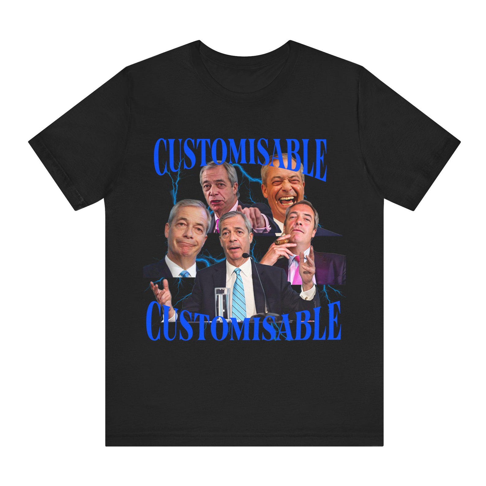 Custom Bootleg Style Shirt, Personalised Meme T-Shirt, Custom Photo Collage Tee, Funny Political Meme, Custom Graphic Tee, Personalised Gift 4XL