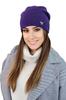 Lily Smooth Wool Women' Hat with Logo, Purple