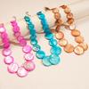 Shell Beaded Round Gradual Change Clavicle Chain Holiday Style Personality Necklace