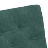 Dining Chairs with Casters 2 pcs Dark Green 58 x 67 x 97 cm