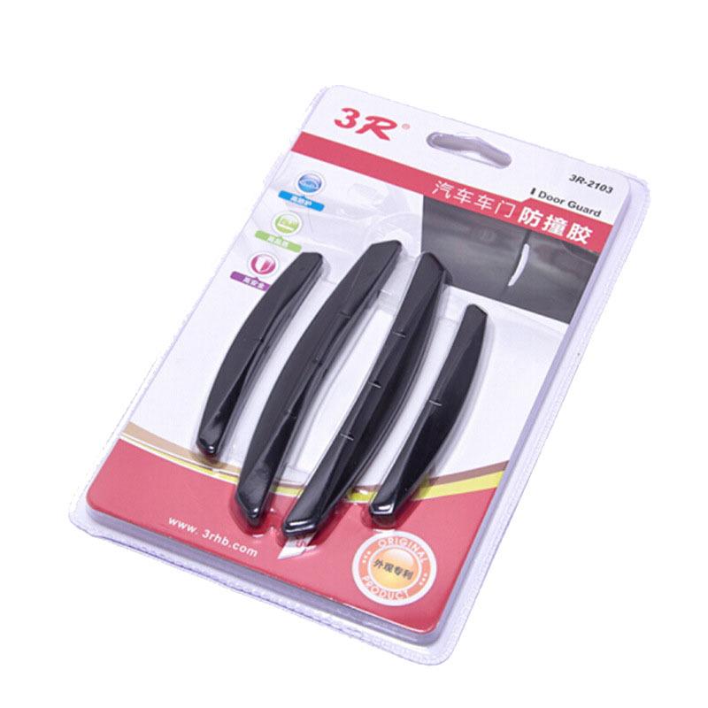 4 Pcs/Pack Car Anti-Collision Strip Car Door Guard Protector Door Edge Trim Guard Styling Moulding Anti-Scratch Sticker ZPG