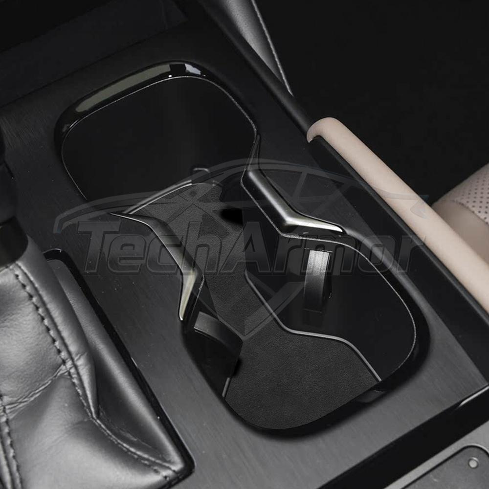 Suede Cup Holder Pad for Lexus ES 2022-2025 Center Console Coaster Interior Car Accessory