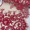 1.45m x 24cm French Chantilly Lace, Non-stretch Eyelash Lace Fabric for Sewing, Bra, Underwear, Lingerie, Dress, Garment, Crafting