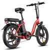 FAFREES F20 Adult Electric Bike 250W Brushless Motor 36V18Ah High-Capacity Battery Multiple Color Options, Compact Commuter E-Bike