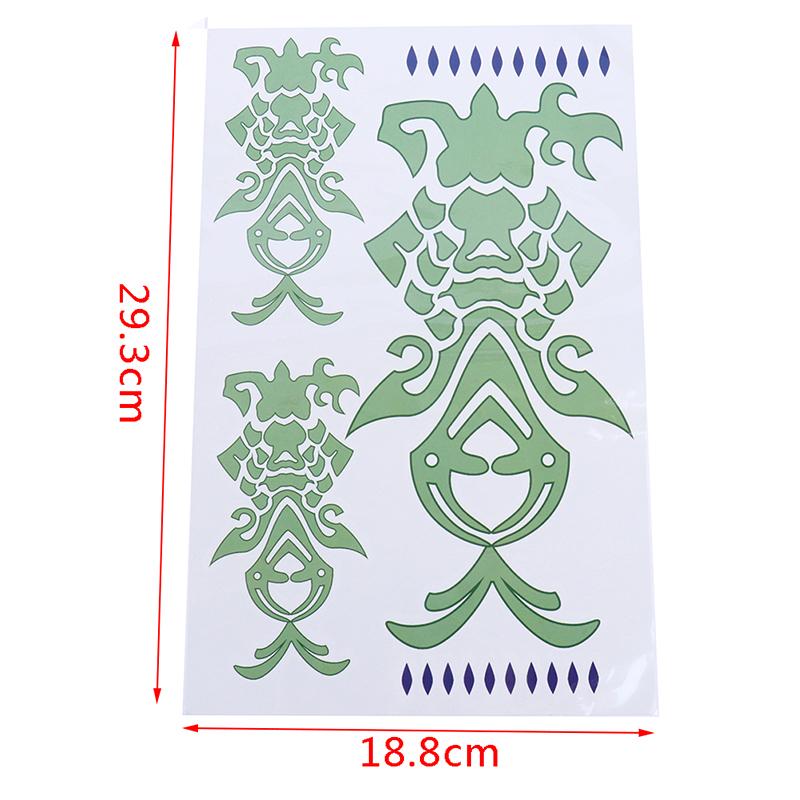 

Аниме Genshin Impact Наклейка Косплей Реквизит Xiao Аксессуары Водонепроницаемые Татуировки Наклейки Аксессуары Для Вечеринок