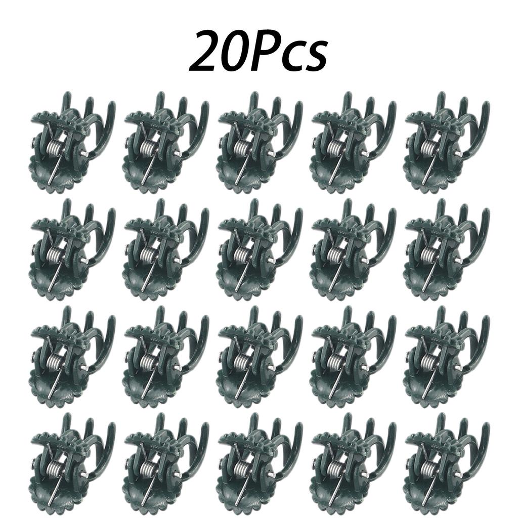Plant Clips Orchid Clips Reusable Securing Support Stem Clamps Vine 20PCS For Indoor And Outdoor Garden Flower