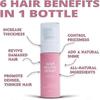 Hair Growth Spray with Biotin & Caffeine - Natural Thinning Hair Treatment for Thicker, Fuller Hair - Vegan Hair Thickening Spray 50ml
