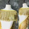 10Yards 20cm Wide Skirt Tassel Gradient Illusion Laser Fringe Ornaments DIY Lace Fabric Trim