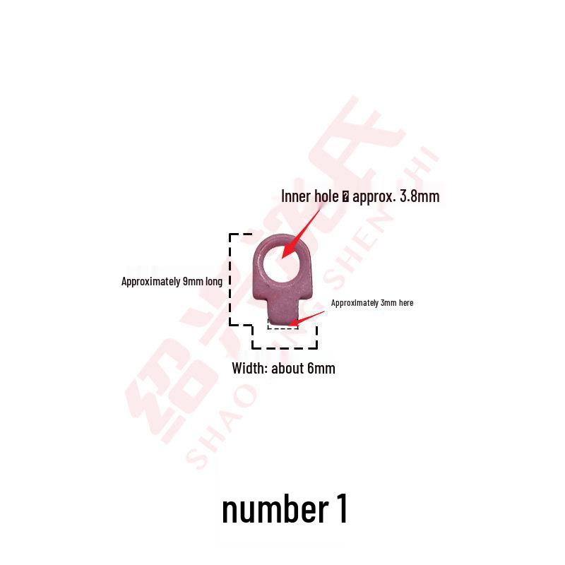 Alumina Ceramic Thread Guide Eyelet for Textile Machinery - Single/Double Eye.
