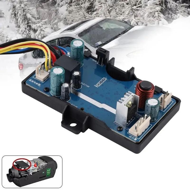 12V 24V Parking Heater Monitoring Switches Board with Switches Remote Parking Heater Accessories LCD Monitor Switches Board