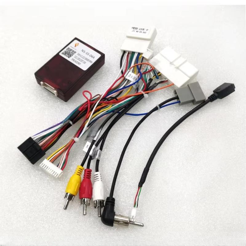 Car 16 PIN Android Radio Power Cable Adapter With Canbus Box NS-SS-04A For Nissan Qashqai X-TRAIL Kick NP300 Rouge Navara Micra