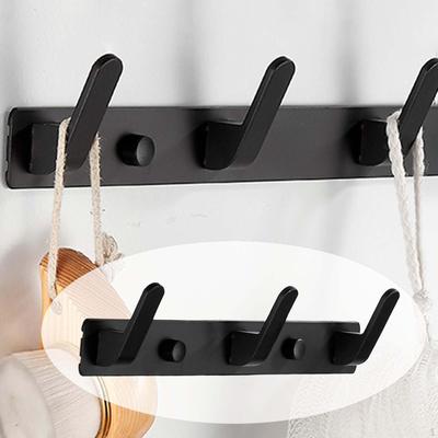 Shower Rck Hooks Hnger Holder Rck, Wll Mounted Hook Ril for Bckpck Umbrells Jcket Purse