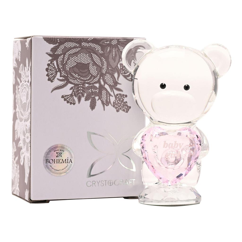 Crystocraft Crystal Bear - Baby Girl