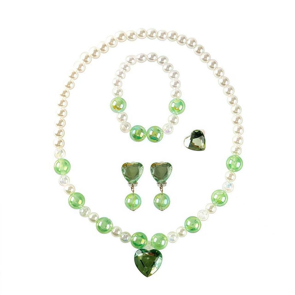 Children's Unicorn Beaded Necklace & Ring Set - DIY Jewelry for Girls