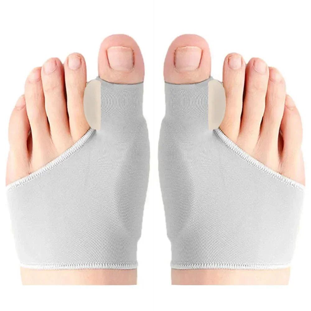 Foot Care Toe Separator Hallux Valgus Bunion Corrector Orthotics Feet Bone Thumb Adjuster Correction Pedicure Sock Straightener