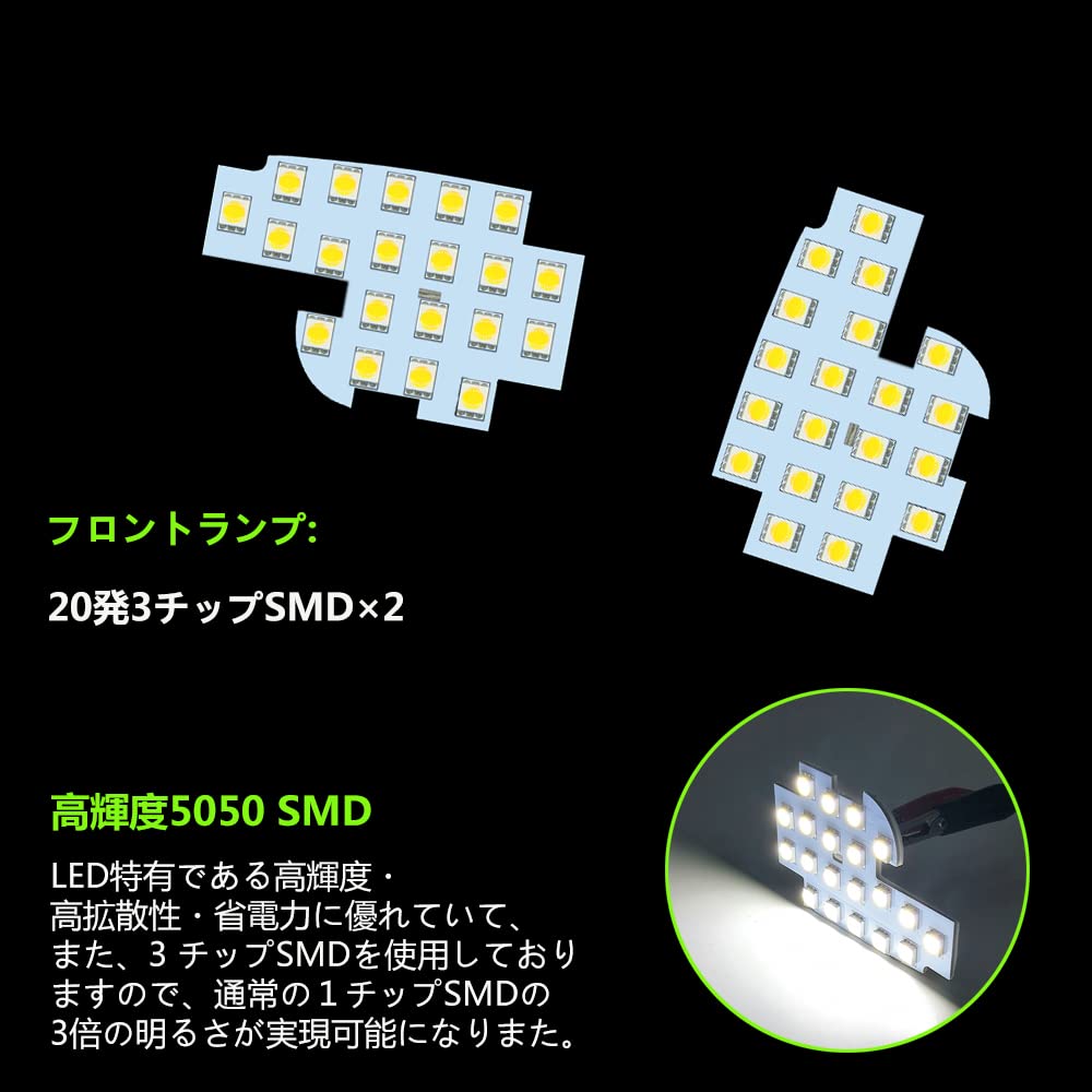 ZXREEK Harrier 60 Series LED Room Lamp, Vehicle-Specific Design, Interior