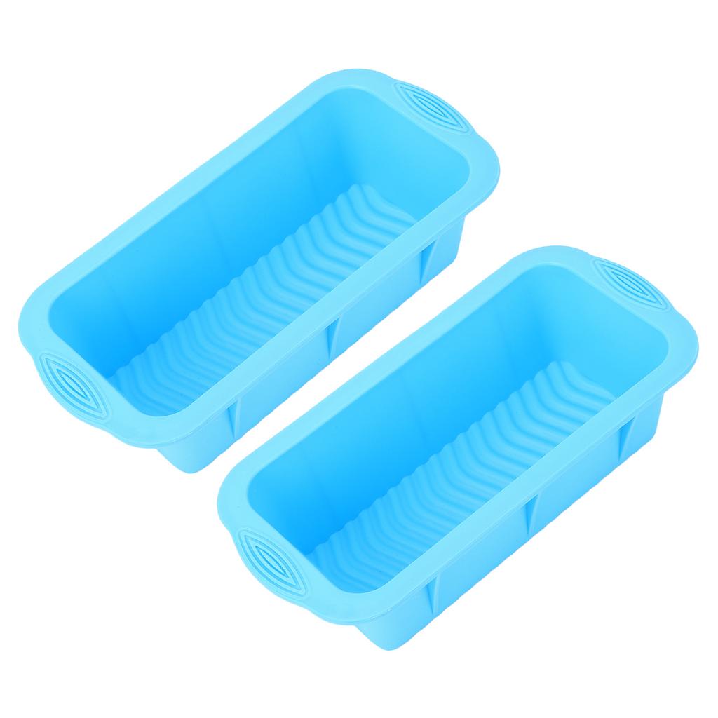 2PCS Moules à Gros Blocs de Glace Réutilisables en Silicone Bac à Glace Congélateur Récipient à Glace pour Bain de Glace Réfrigérateur Bleu