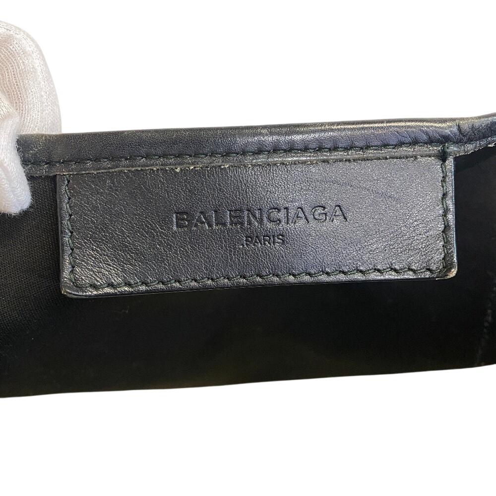 Balenciaga 339933 Borsa in tela Blu kabas S Borsa a mano Tela avorio Donna Usato