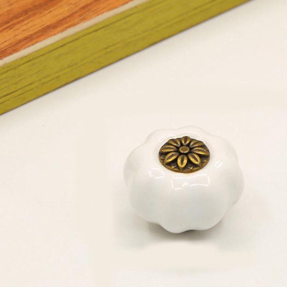 Keramik-Schrankknopf im europäischen Stil Runde Schubladenknöpfe Schlichte Türgriffe Schrank